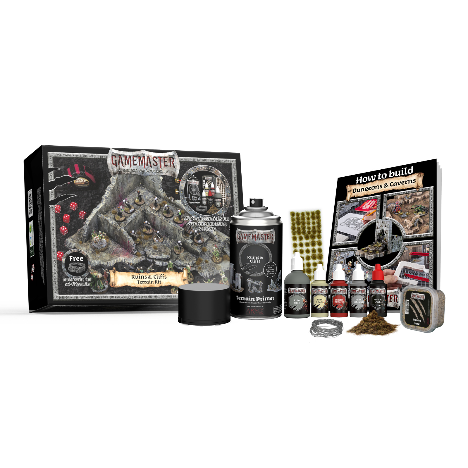 Army Painter: Gamemaster - Ruins & Cliffs Terain Kit Army Painter: Gamemaster - Ruins & Cliffs Terain Kit