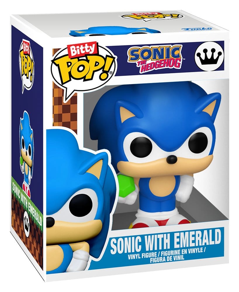 Sonic, Figur, Vinylfigur, Sonic mit Emerald, The Hedgehog