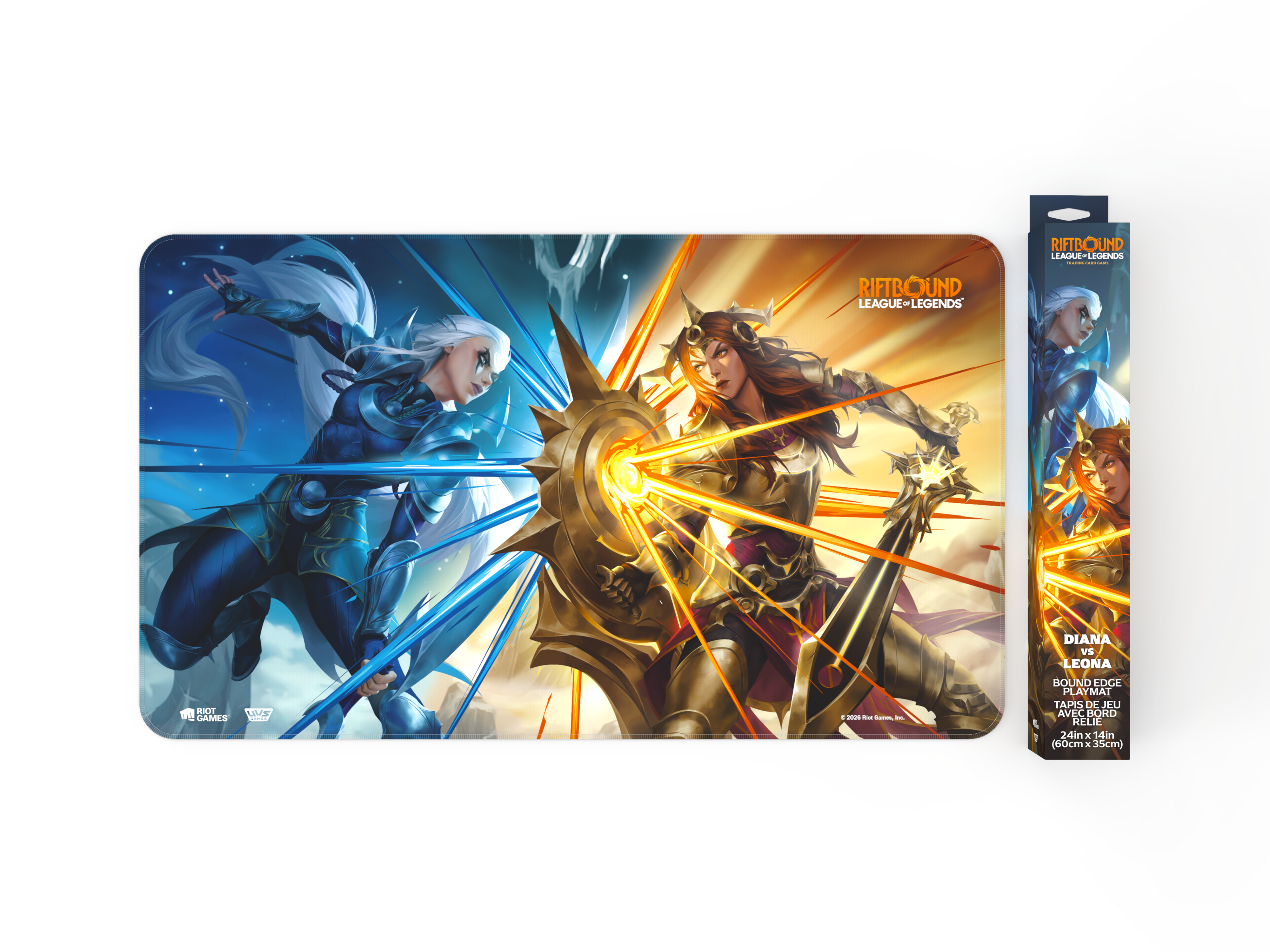 Riftbound TCG: Playmat Diana vs Leona (Vendetta)