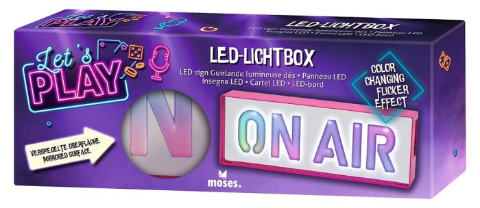 Let's Play - LED-Lichtbox "On Air"