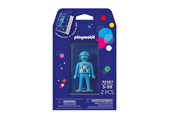 Playmobil: Grußkarte - Geburtstag