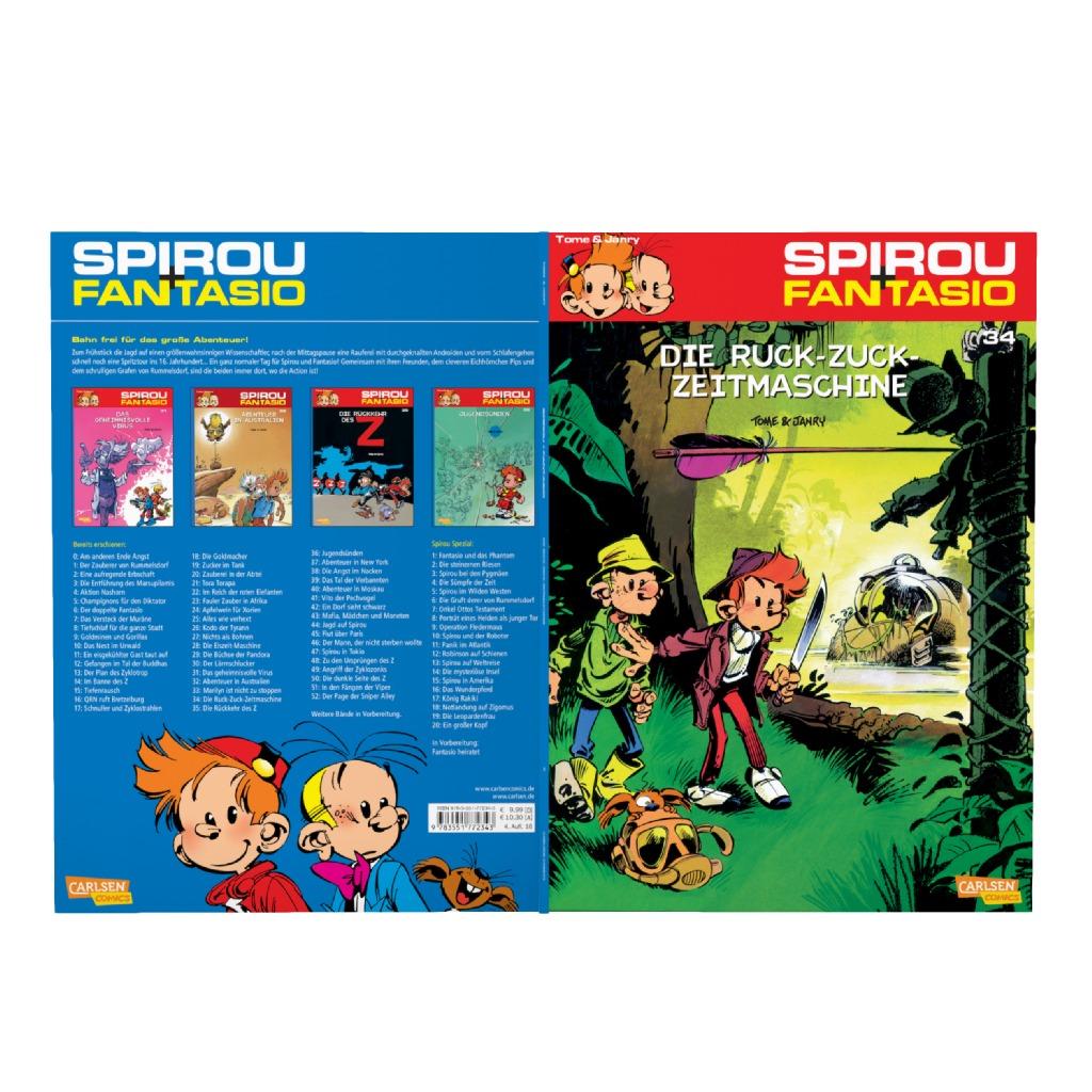 Spirou & Fantasio Bd.34: Die Ruck-Zuck-Zeitmaschine (Neuausgabe) Spirou & Fantasio Bd.34: Die Ruck-Zuck-Zeitmaschine (Neuausgabe)