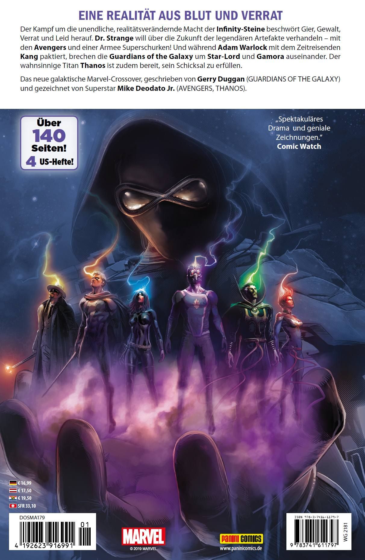 Infinity Wars Bd.1: Die Hüter der Sterne 2019 Superheld, Team, Kosmos, Macht, Leuchten