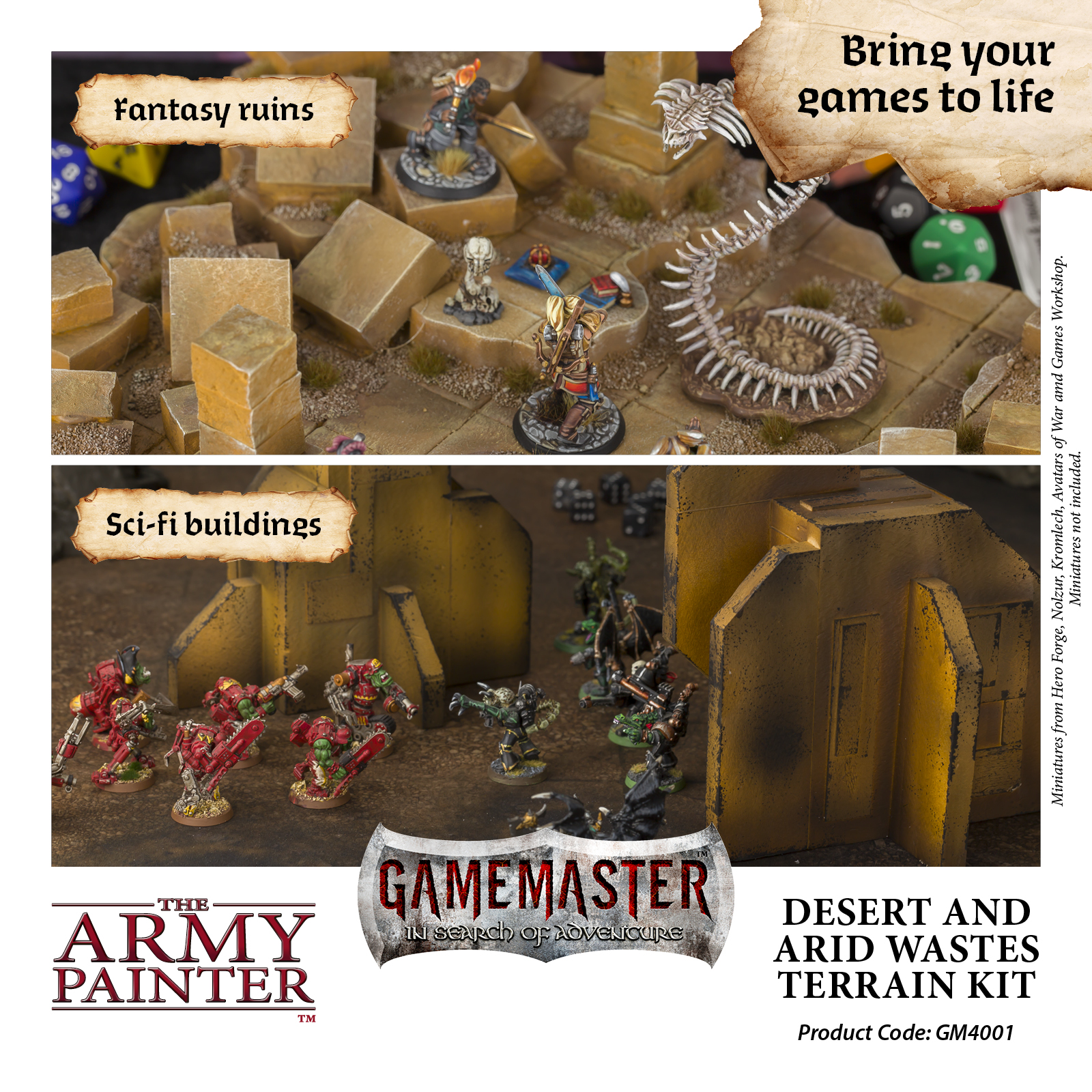 Army Painter: Gamemaster - Desert & Arid Wastes Terain Kit
