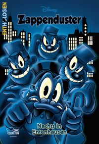 Bluviolette Figuren, Nachtbild, Cartoon-Charaktere, Animation, Maskottchen