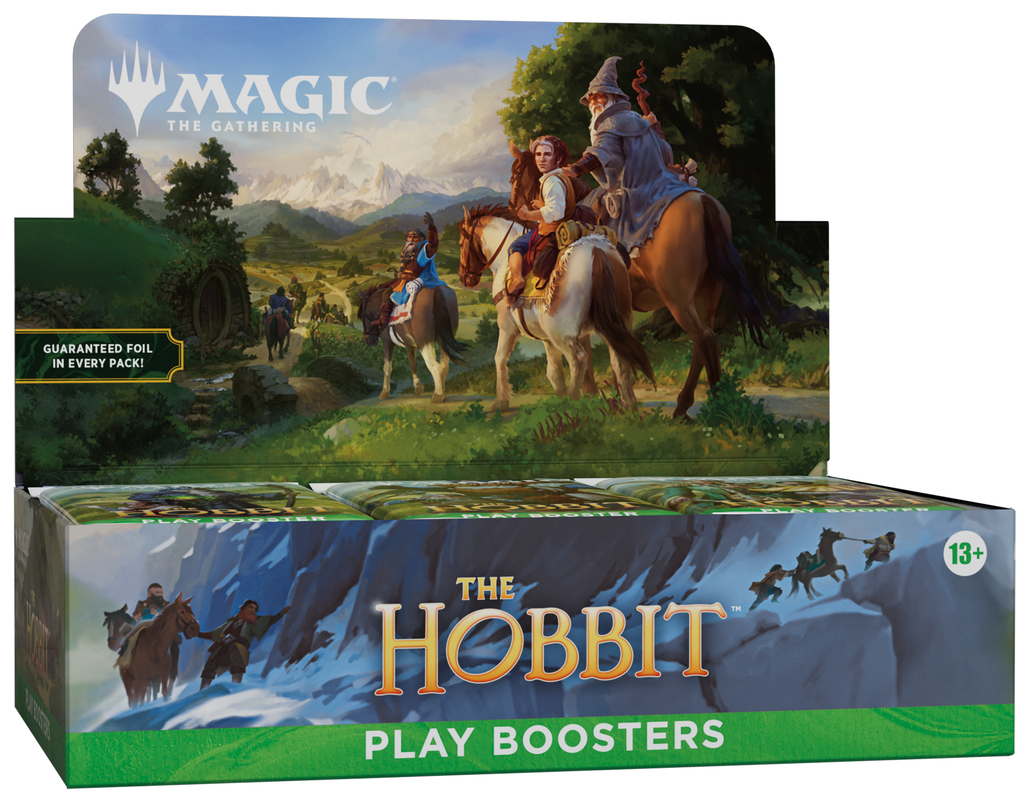 Magic CCG: The Hobbit Play Booster Display kartonbox, spiel booster, der hobbit, mini booster packs, brettspiel