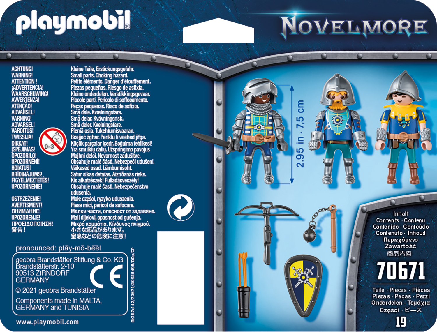 Playmobil: Novelmore - Ritter 3er Set Playmobil: Novelmore - Ritter 3er Set