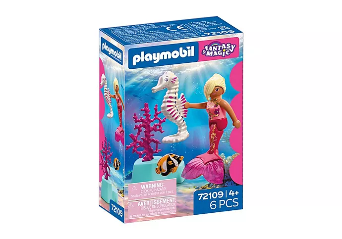 Playmobil: Fantasy & Magic - Meerjungfrau mit Seepferdchen Playmobil: Fantasy & Magic - Meerjungfrau mit Seepferdchen