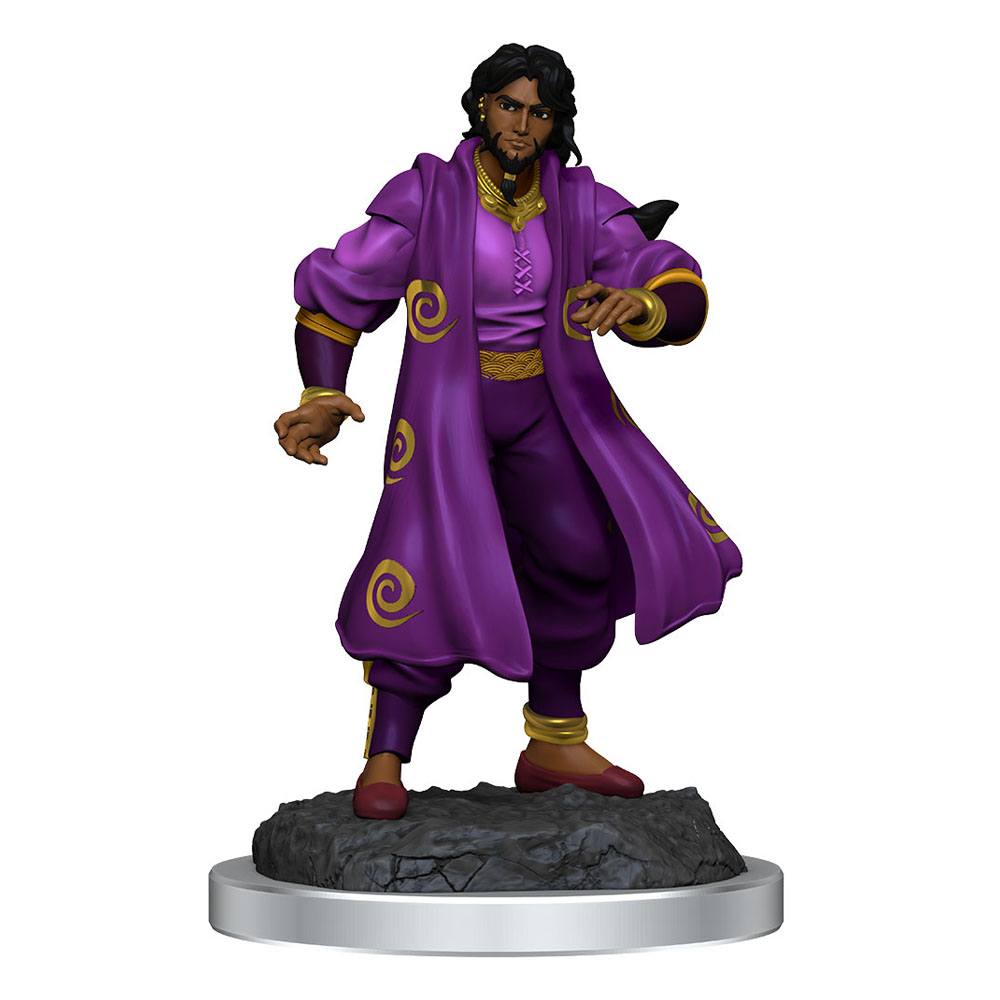 Critical Role Miniatures: Male Human Sorcerer Merchant & Tiger Demon