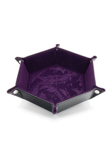 CritStones Foldable Dice Tray - Dragon Skin Edition - Purple CritStones Foldable Dice Tray - Dragon Skin Edition - Purple