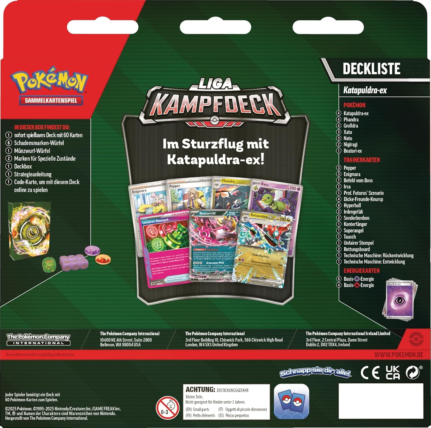 Pokémon CCG dt.: Liga Kampfdeck Katapultra ex Pokémon CCG dt.: Liga Kampfdeck Katapultra ex