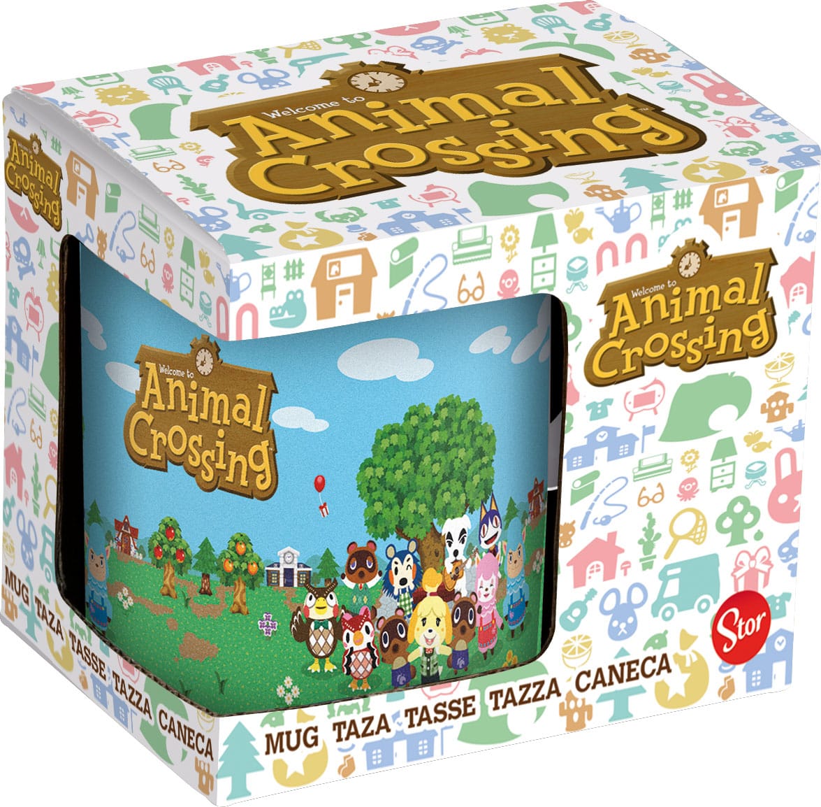 Animal Crossing: Tasse Logo & Characters