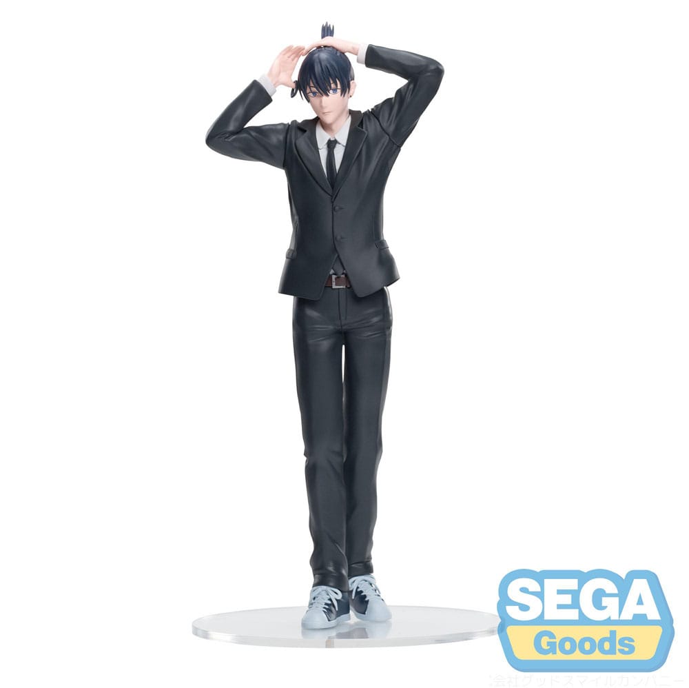 Chainsaw Man PVC Statue: Aki Hayakawa (Movie) 20cm Figur, Sammelfigur, Anzug, Schwarz, Base