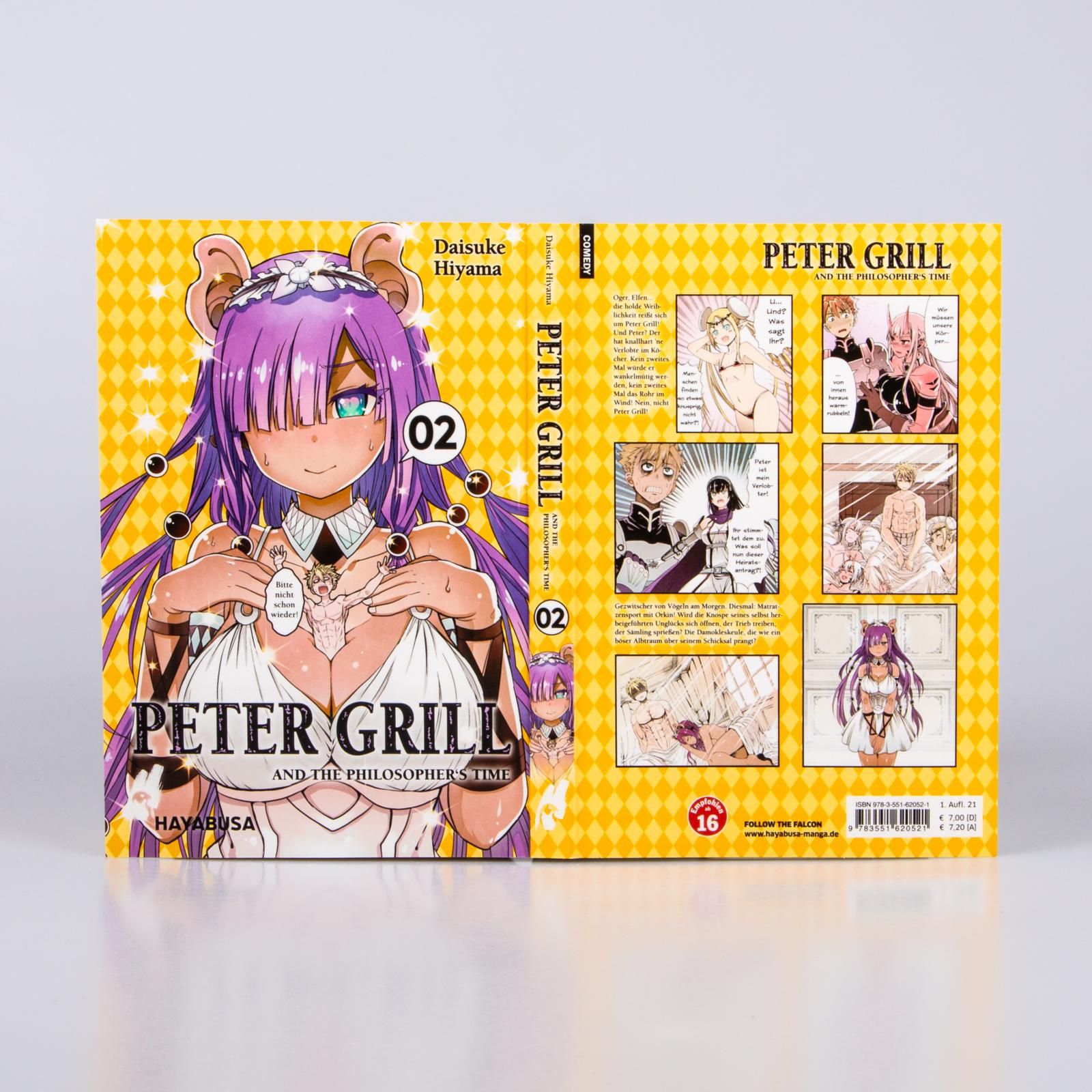 Manga, Comic, Cover, Gelber Hintergrund, Charakter