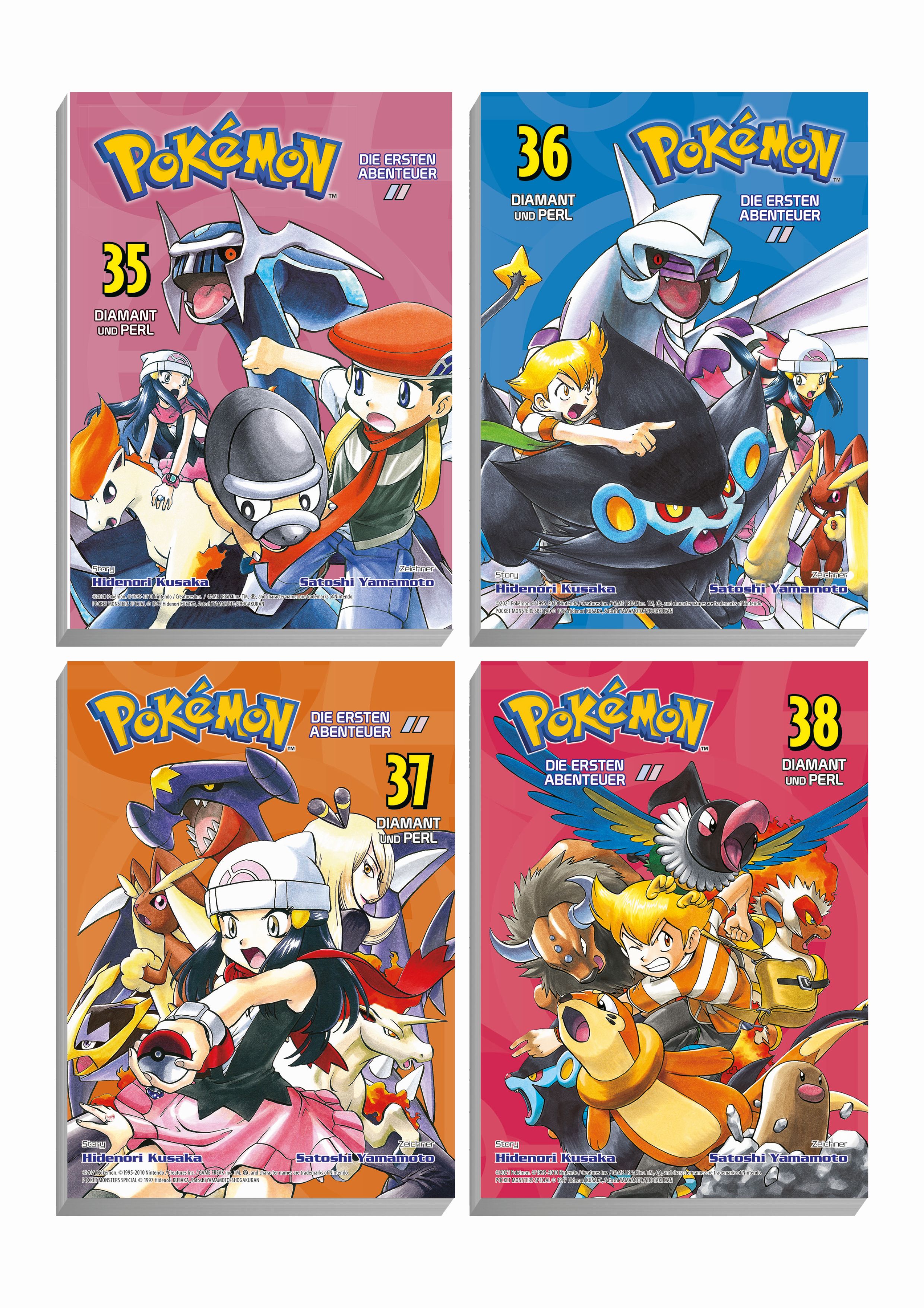 Pokémon - Die ersten Abenteuer Bd.35-38 Manga Pack Pokémon - Die ersten Abenteuer Bd.35-38 Manga Pack