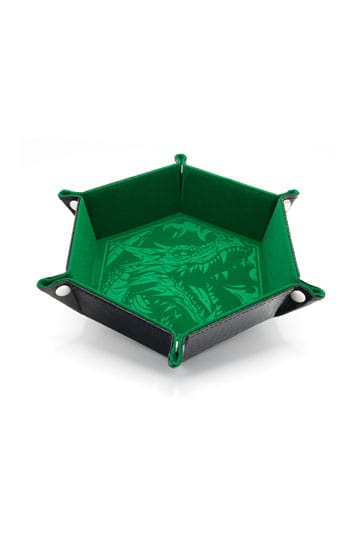 CritStones Foldable Dice Tray - Dragon Skin Edition - Green CritStones Foldable Dice Tray - Dragon Skin Edition - Green