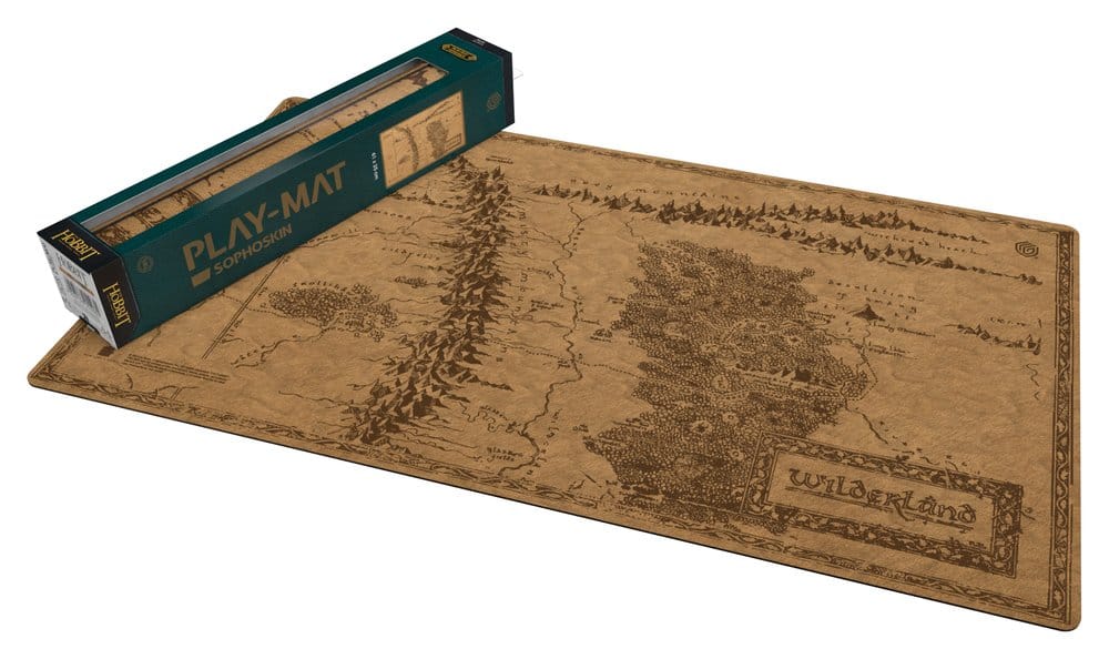 Ultimate Guard: Spielmatte Hobbit Wilderland Map (Sophoskin) 61x35cm Karte, Spielmatte, Weltkarte, Weltkarte, Halterung