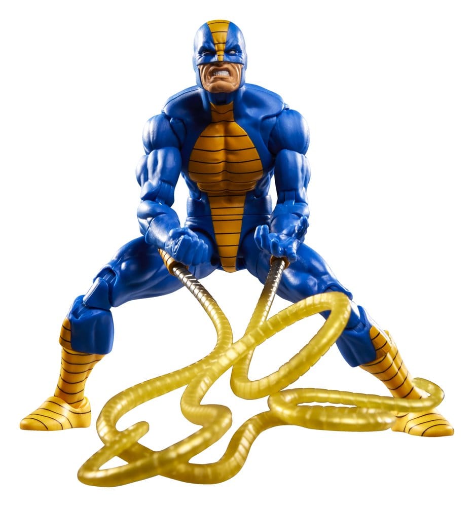 Actionfigur, Superheld, Gummikabel, Gelb, Blau