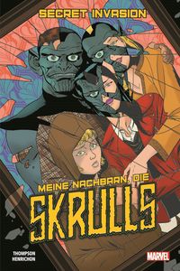 Comic, Schädel, Starren, Dinosaurier, Marvel