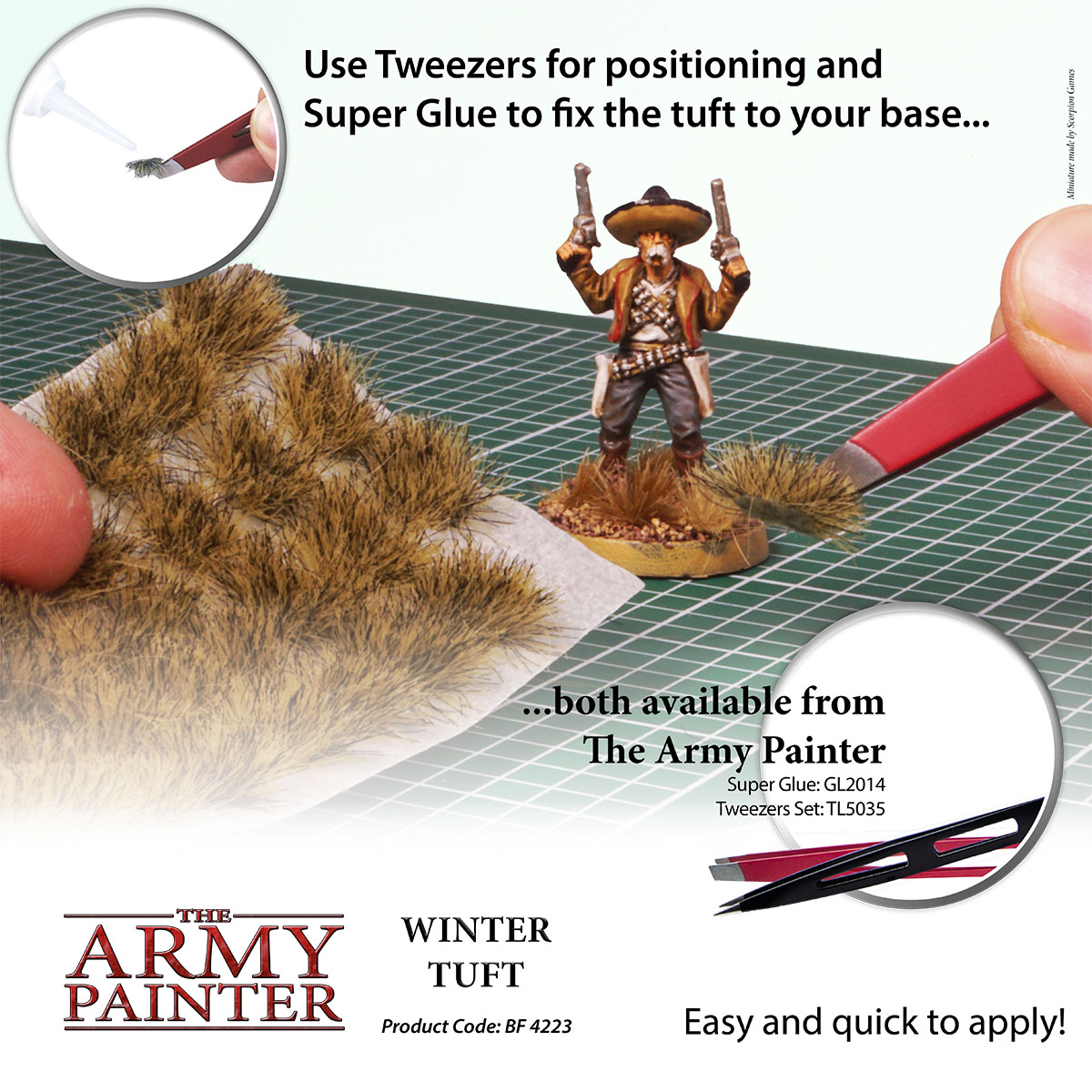 Army Painter: Battlefields - Winter Tuft (neu)