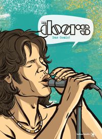 The Doors - Das Comic Rock-Sänger, Mikrofon, Künstler, Konzert, Handmikrofon