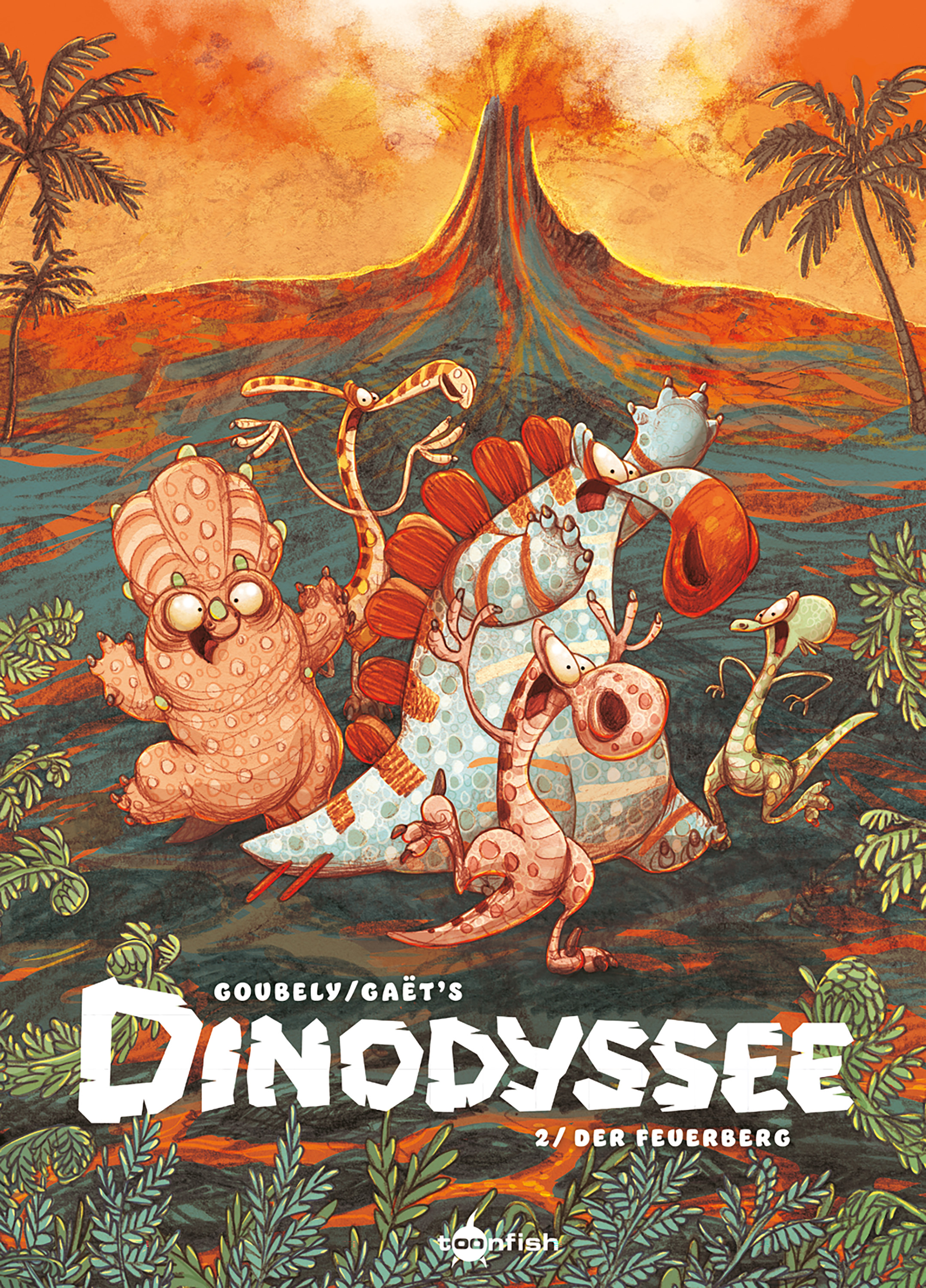 Dinodyssee Bd.2: Der Feuerberg Natur, Draußen, Plakat, Berg, Dinosaurier