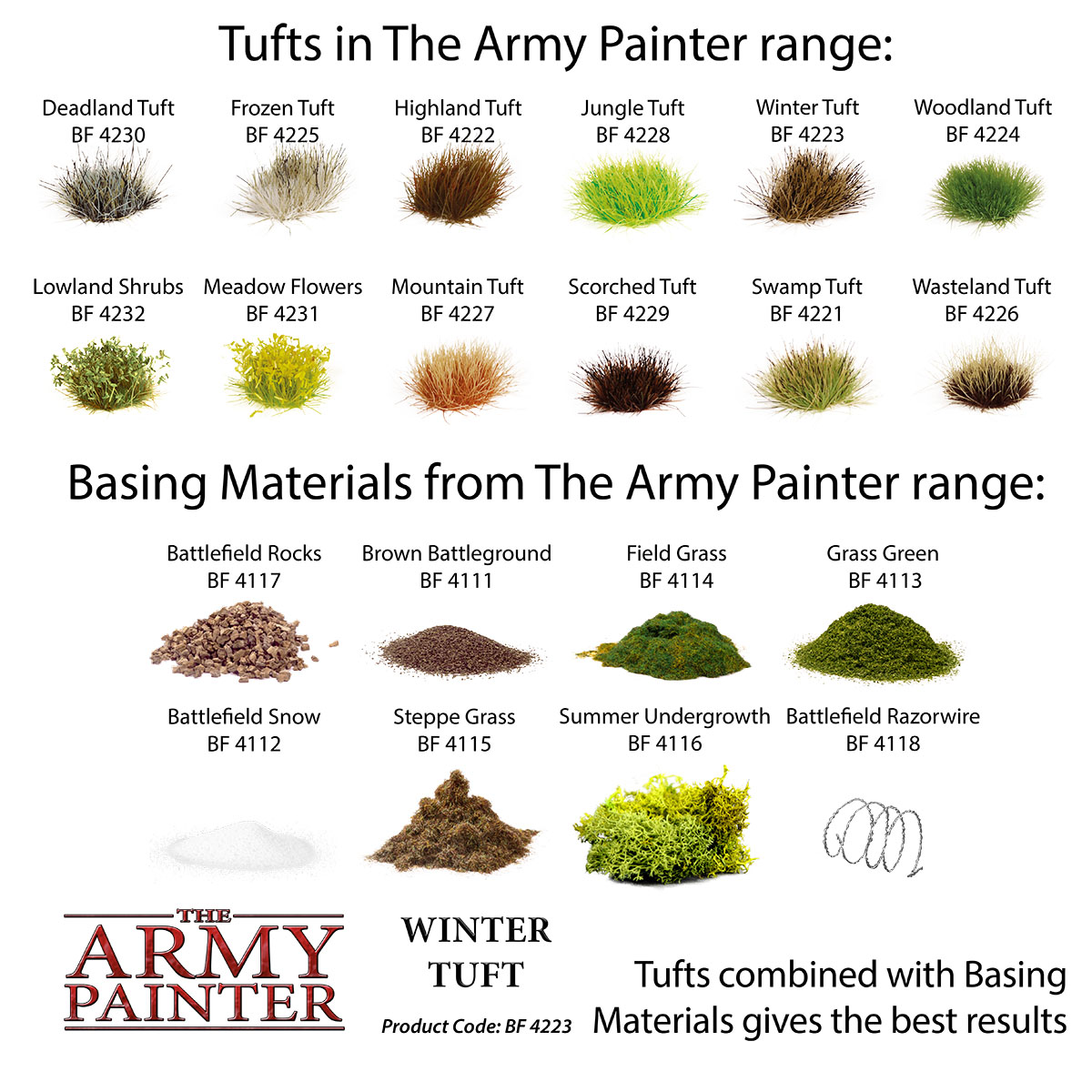 Army Painter: Battlefields - Winter Tuft (neu)