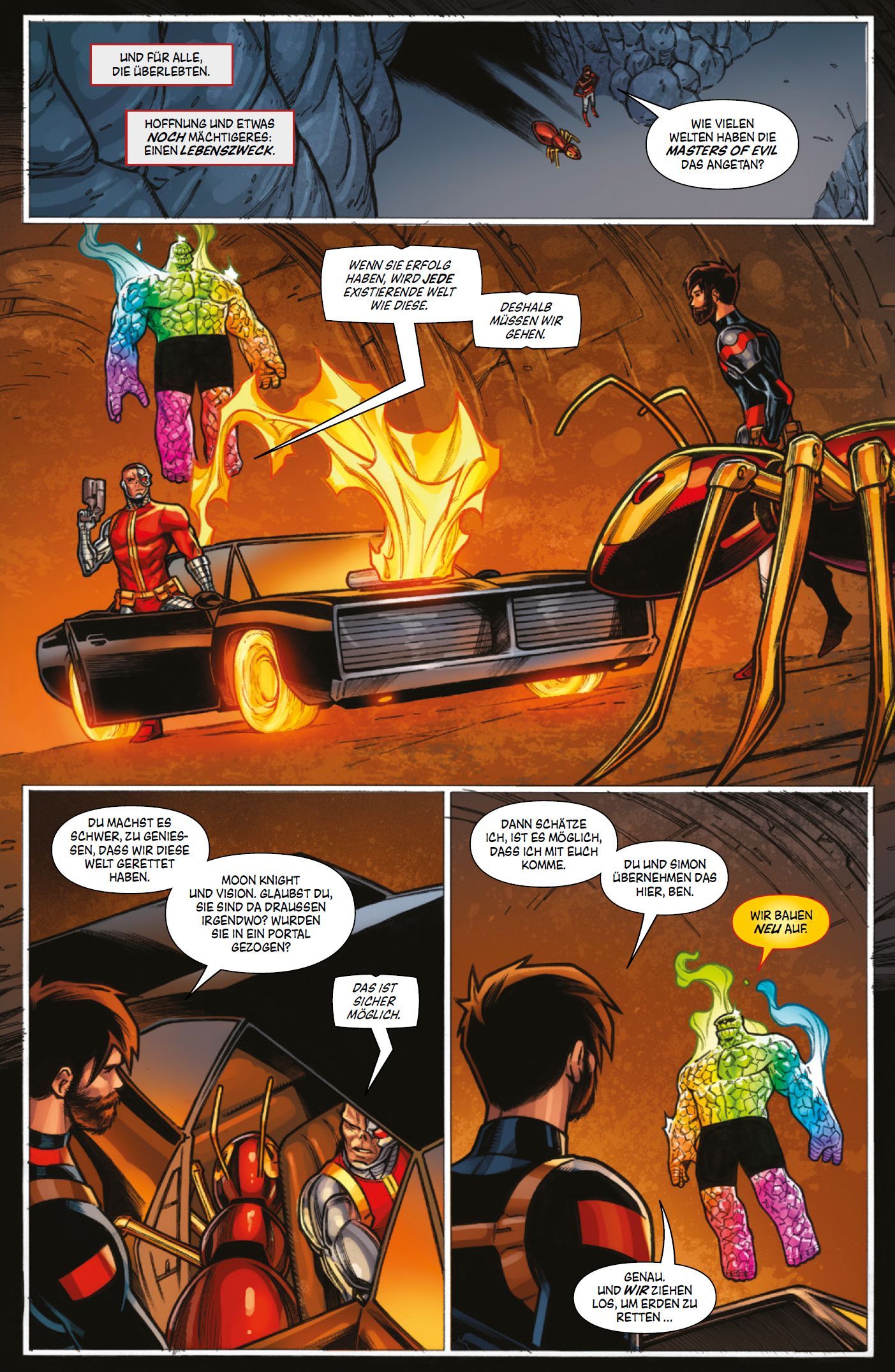 Avengers Forever Bd.1: Helden einer finsteren Welt Comic, Superhelden, Sci-Fi, Auto, Farbig