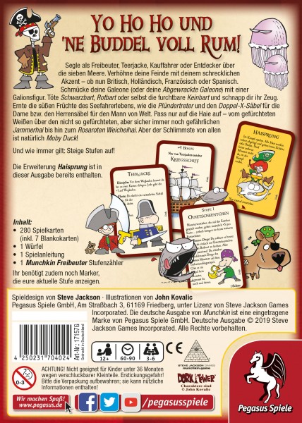 Munchkin Freibeuter 1+2 Munchkin Freibeuter 1+2