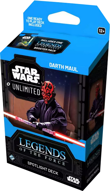 Star Wars Unlimited CCG: Legends of the Force Spotlight Deck Darth Maul Star Wars Unlimited CCG: Legends of the Force Spotlight Deck Darth Maul