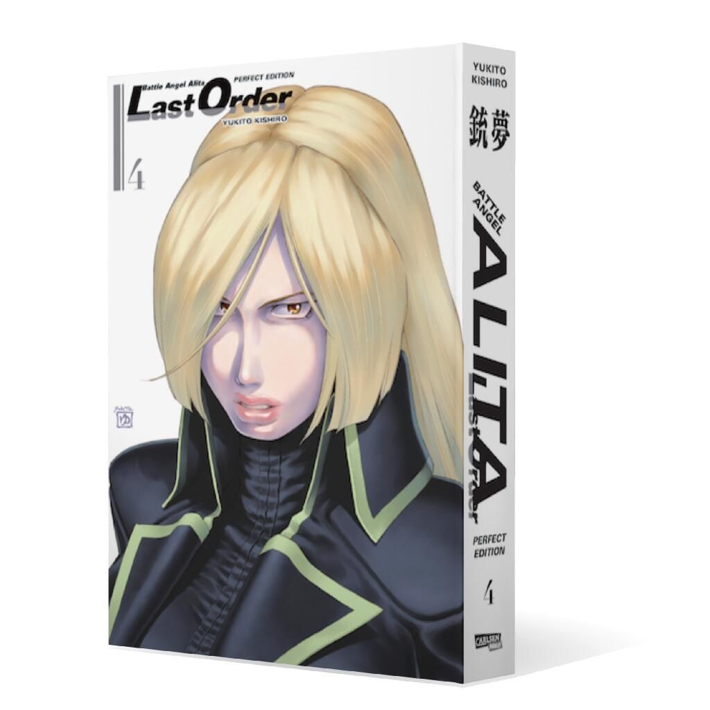 Battle Angel Alita: Last Order Perfect Edition Bd.4 Last Order, Engel-Character, Manga-Box, blondes Rasier, Poster