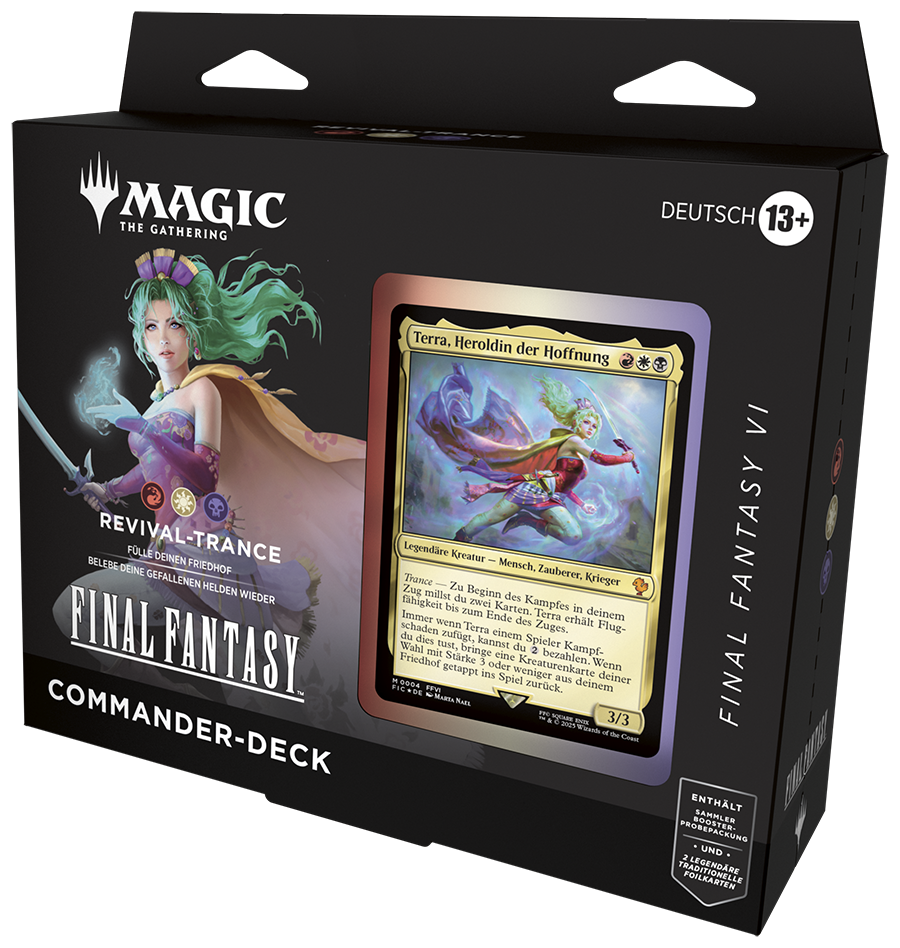 Magic CCG dt.: Final Fantasy Commander Deck "Revival-Trance" Magic CCG dt.: Final Fantasy Commander Deck "Revival-Trance"