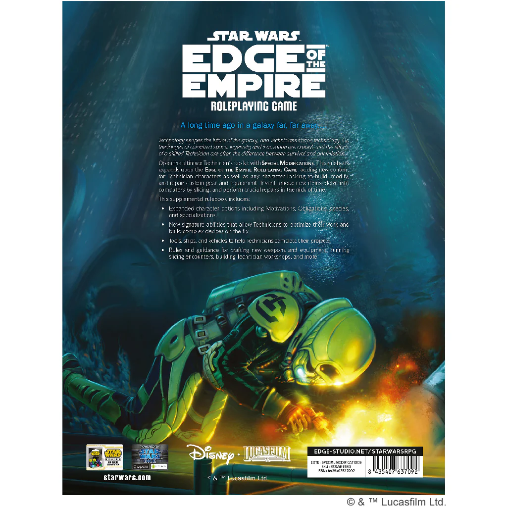 Star Wars RPG: Edge of the Empire - Special Modifications Star Wars RPG: Edge of the Empire - Special Modifications