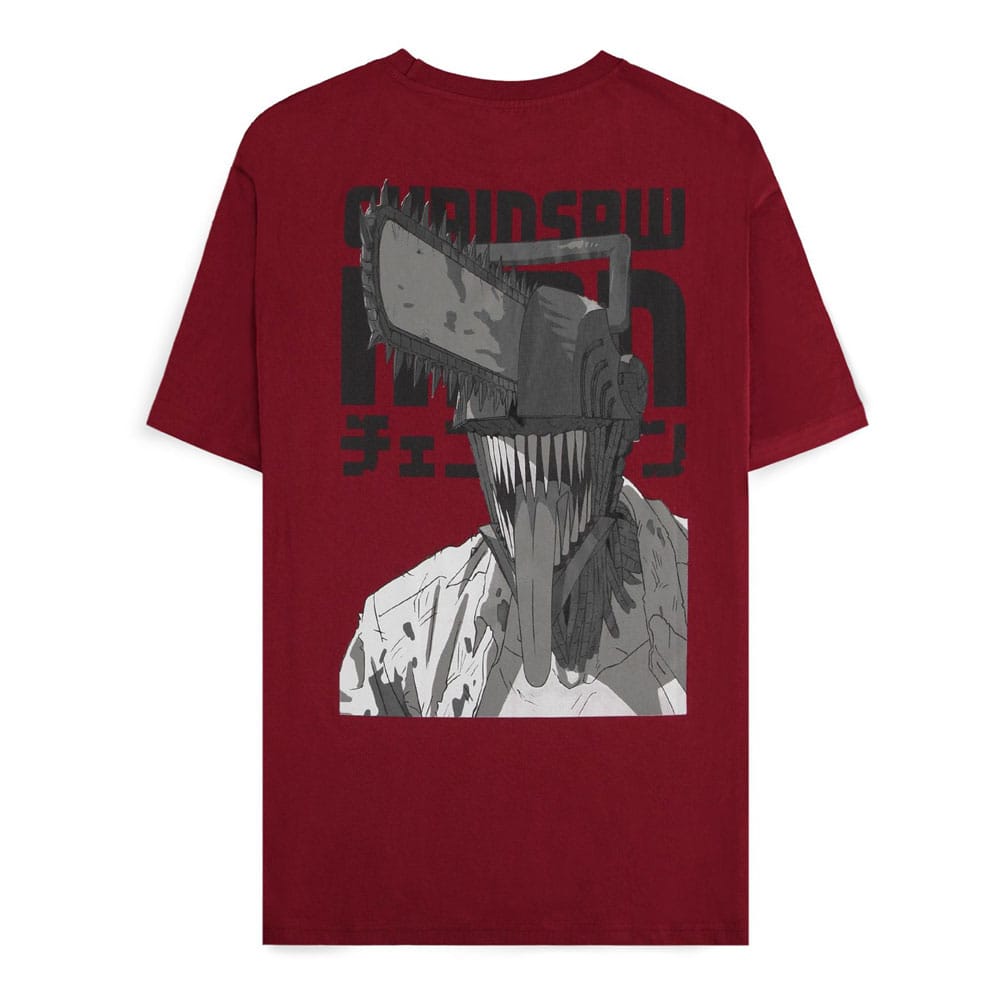 Chainsaw Man: T-Shirt Smile bordeaux L Chainsaw Man: T-Shirt Smile bordeaux L