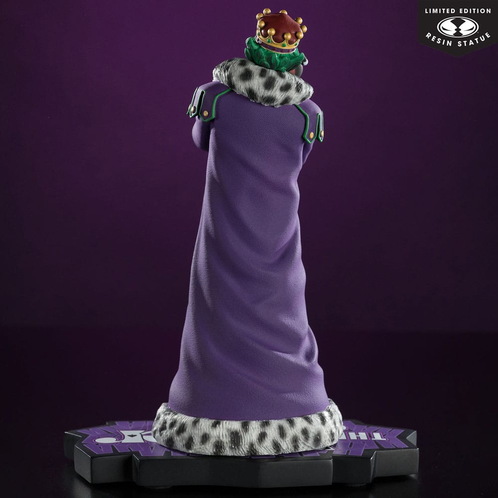 DC Direct: Statue The Joker Purple Craze by Ed McGuinness 19cm resin statue, limitierte edition, lilafarbene robe, krone, fellrand
