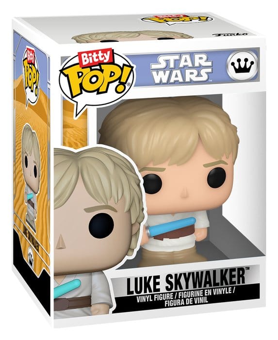 Star Wars: POP Bitty 5er Set Luke Skywalker 8-Bit & Arcade /Darth Vader/Luke Skywalker & Speeder Star Wars, Luke Skywalker, Vinylfigur, Funko Pop, Mini-Figur