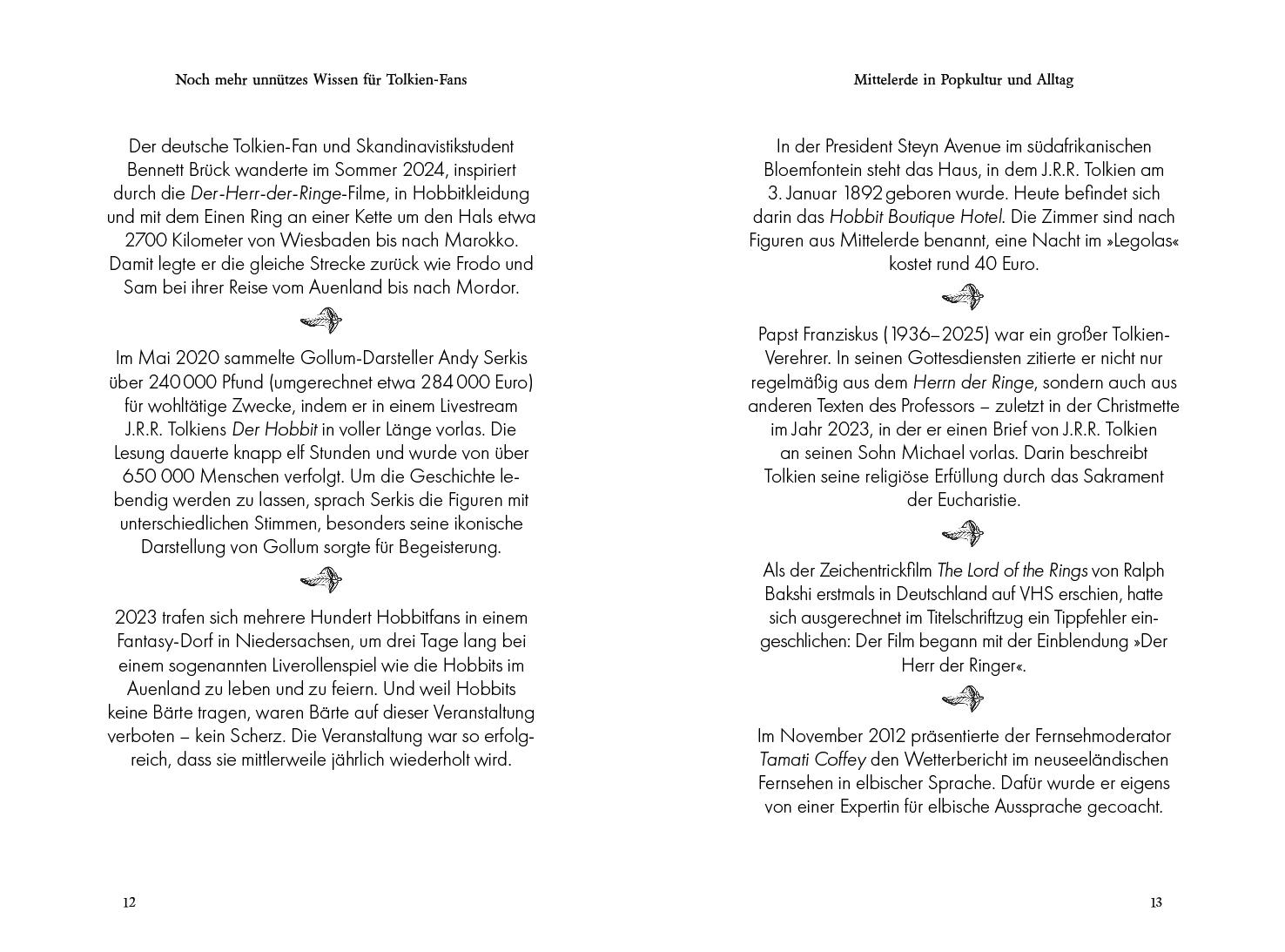 Noch mehr unnützes Wissen für Tolkien-Fans Noch mehr unnützes Wissen für Tolkien-Fans