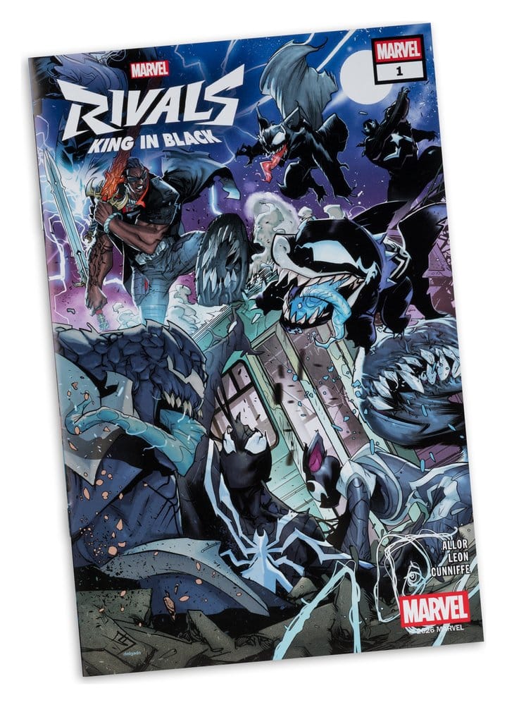 Marvel Rivals Collection: Statue Black Panther 27cm (mit Comic) Comic, Rivalen, King in Black, Marvel, Superheld