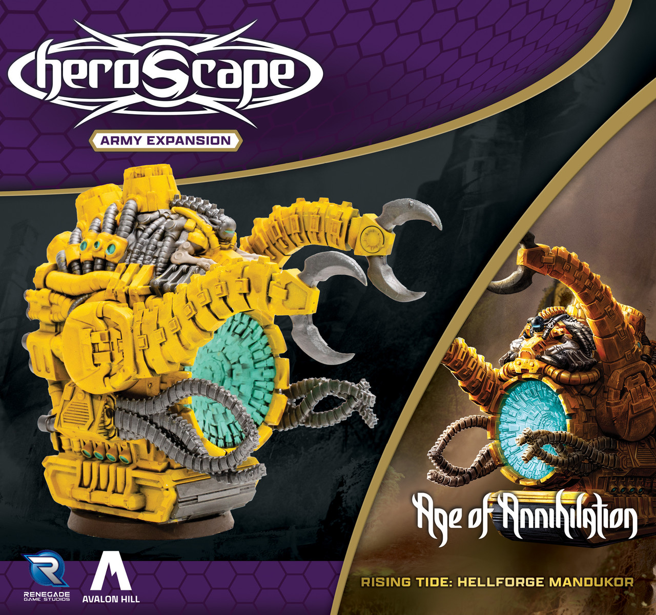 HeroScape: Rising Tide Hellforge Mandukor Army Expansion