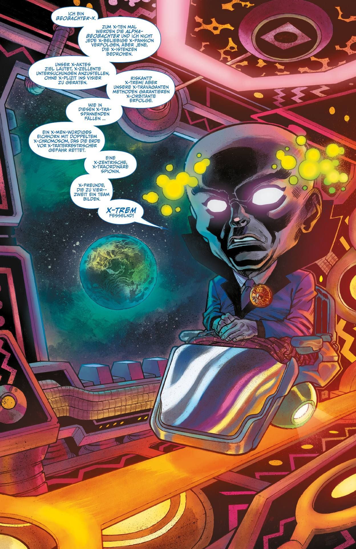 Comic, Sci-fi, Alien, Headache aura, Earth view
