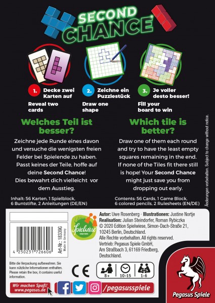 Second Chance [2. Edition] (Edition Spielwiese)