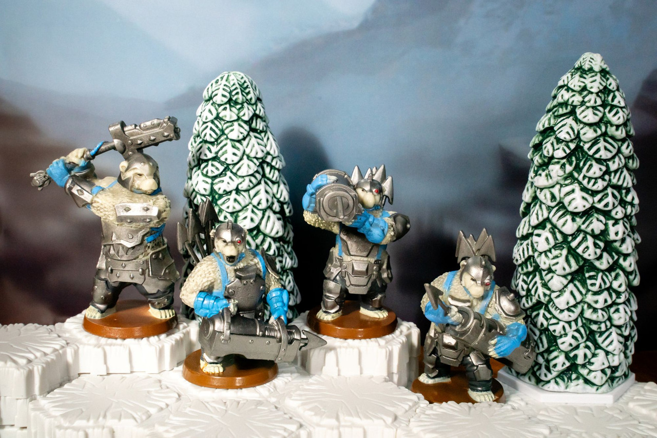 HeroScape: Rising Tide Knight Primus Adelbern & Ordo Borealis Army
