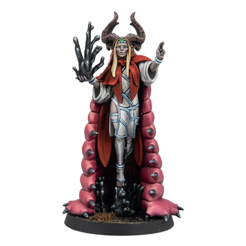 Miniatur, Figur, Dämon, Rüstung, rote Robe