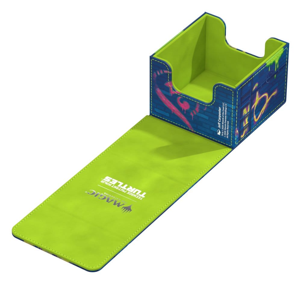 Ultimate Guard: Deckbox SideWinder 133+ Xenoskin Magic - TMNT: Sewer Walls Brillenetui, Koffer, Kunstleder, Neon-Gelb, Kopftasche?