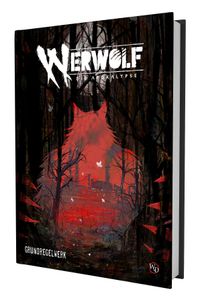 Comic, Kunstwerk, Roter Wald, Wolf, Cover-Art