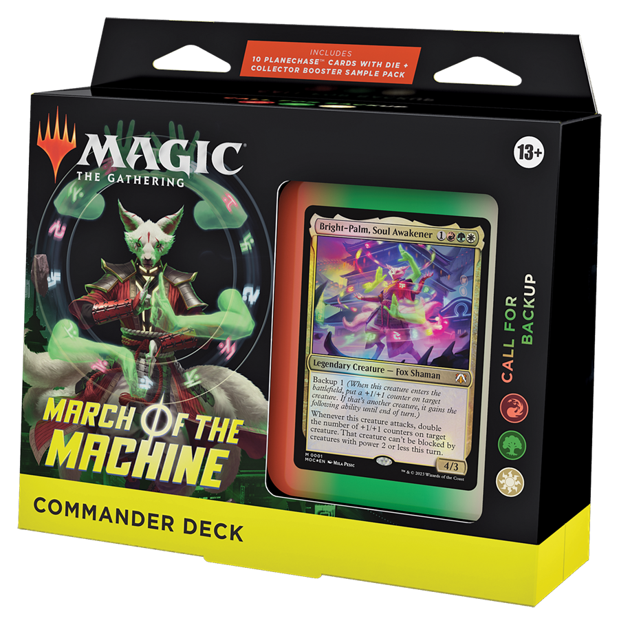 Magic CCG: March of the Machine Commander Deck Call For Backup