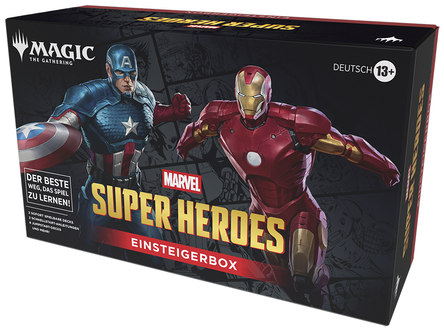 Magic CCG dt.: Marvel Super Heroes Einsteigerbox Spielkarten-Box, Super Heroes, Marvel, Captain America, Iron Man