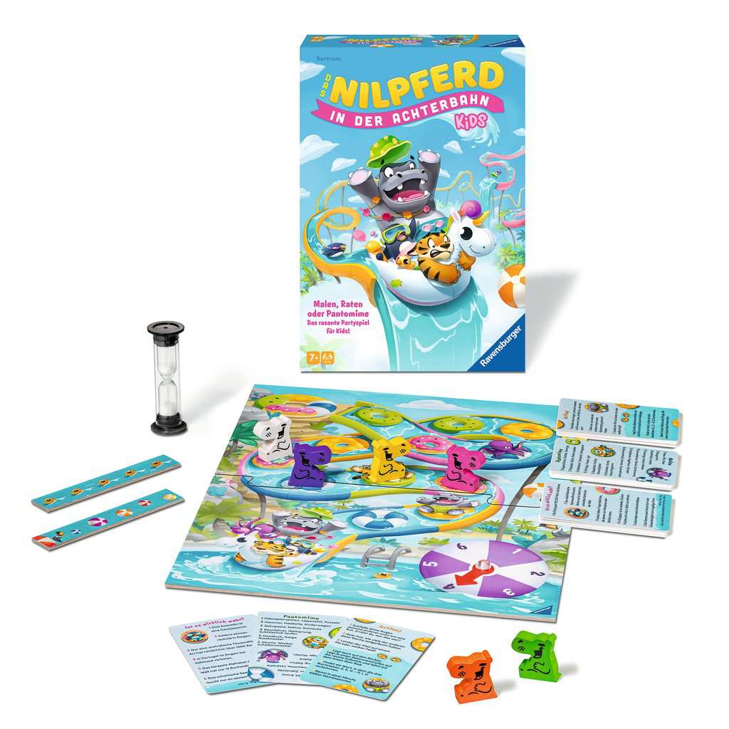 Nilpferd in der Achterbahn Kids
