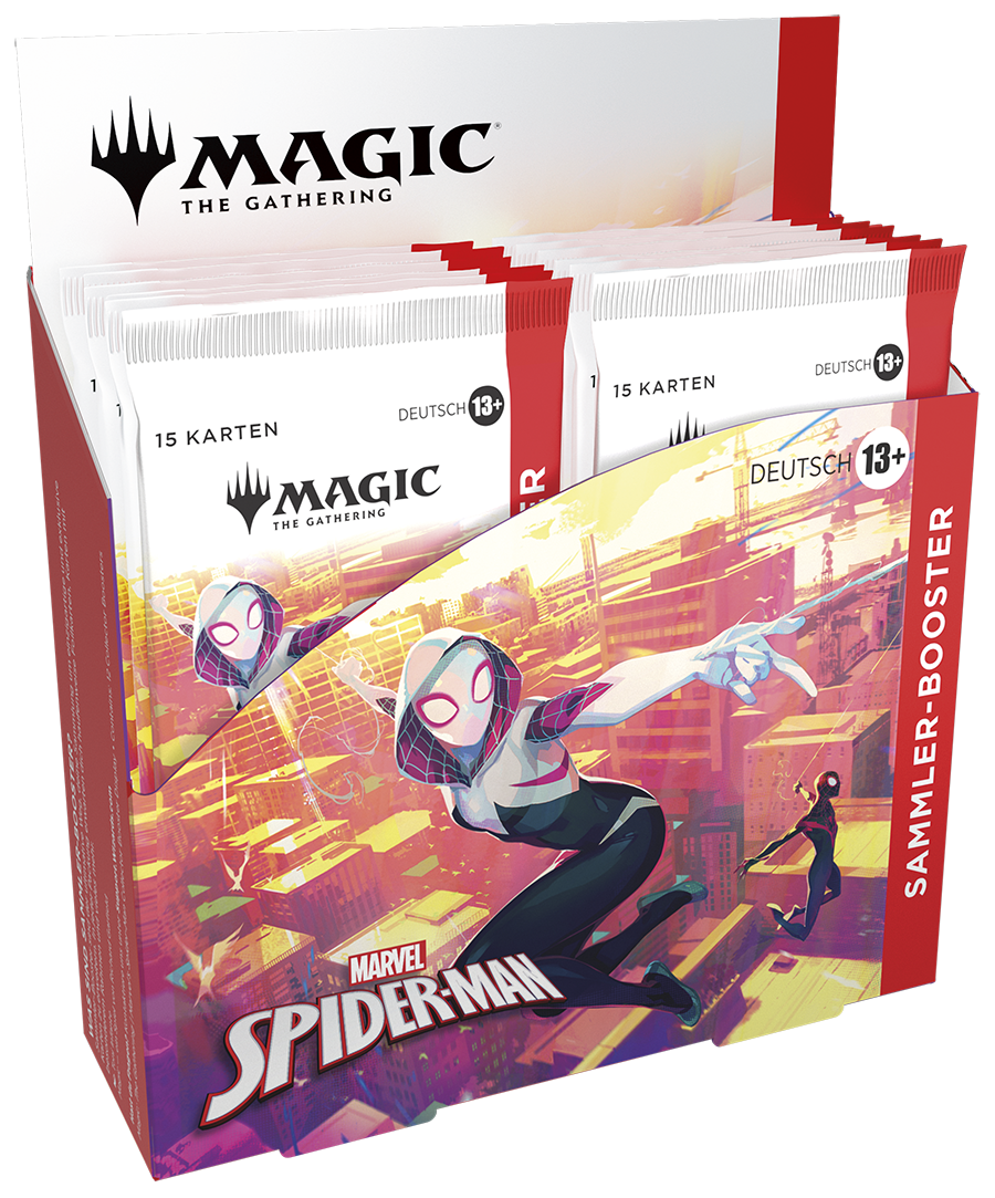 Magic CCG dt.: Marvel's Spider-Man Sammler Booster Display