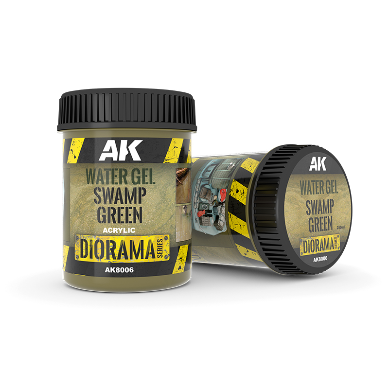 AK: WATER GEL SWAMP GREEN EFFECTS - 250ml (Acrylic) 